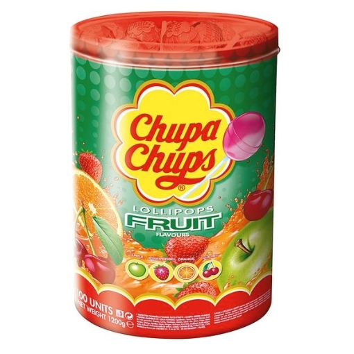 Billede af Chupa Chups Frugt Slikkepinde 12 g.