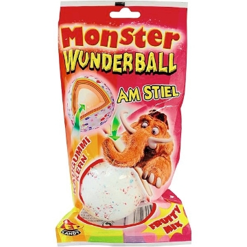 Billede af DOK Monster Magic ball på en pind Frugt Mix 80 g.