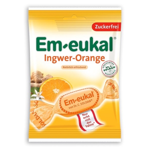Billede af Em-eukal Ingefær og Orange /uden sukker 75 g.