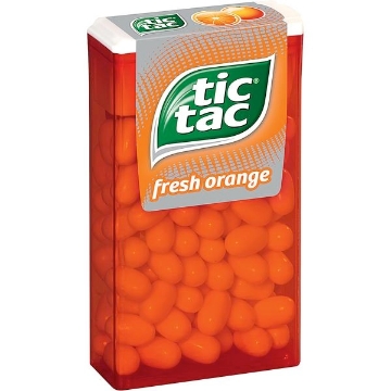 Billede af Ferrero Tic Tac Orange 100er 49 g.MHT.23-01-2026
