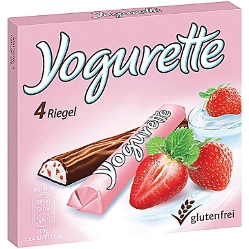 Billede af Ferrero Yogurette Jordbær 4er 50 g.