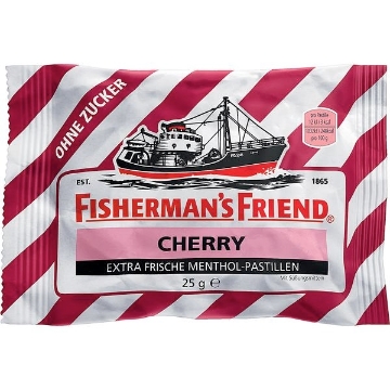 Billede af Fishermans Friend Kirsebær u/sukker 25 g.