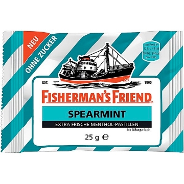 Billede af Fishermans Friend Spearmint u/sukker 25 g.