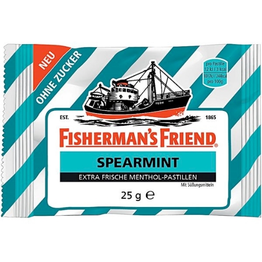 Billede af Fishermans Friend Spearmint u/sukker 25 g.