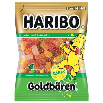 Billede af Haribo Sure Vingummi Bjørne 175 g.MHT. 31-10-2025