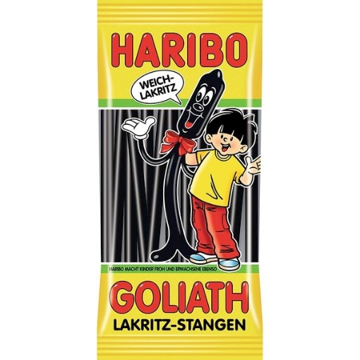 Billede af Haribo Goliath Lakrids Stænger 125 g.