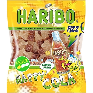 Billede af Haribo Happy Cola Lemon 175 g.