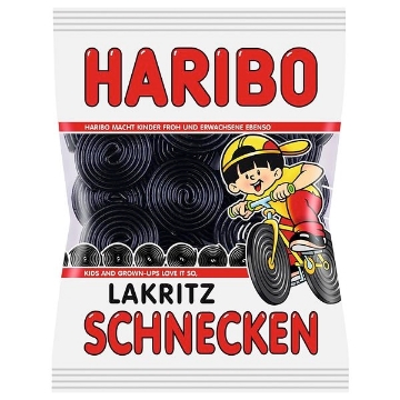 Billede af Haribo Lakrids-Snegle 175 g.