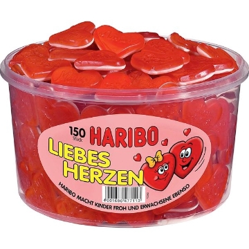 Billede af Haribo Kærligheds Hjerter 1200 g.