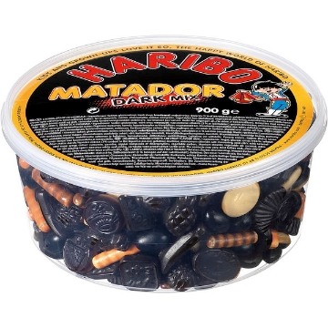 Billede af Haribo Matador Mix Mørk  900 g.