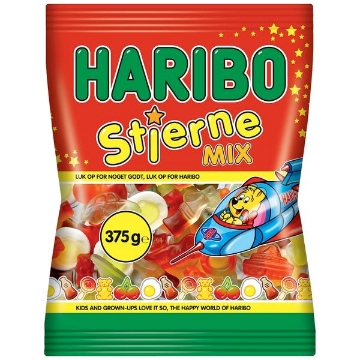 Billede af Haribo Stjerne Mix 375 g.MHT.30-11-2025