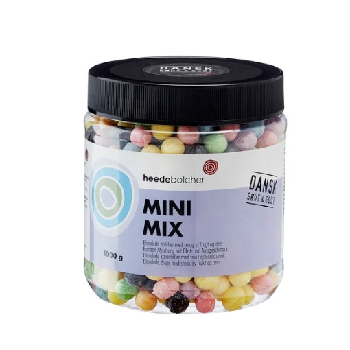 Heede Mini Mix 1000 g. ‖ Slik til hele familien Slikposen.dk