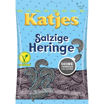 Billede af Katjes Salte Sild 500 g.