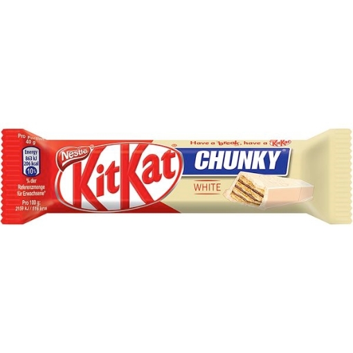 Sequel Unravel Fatal KitKat Chunky Hvid 40 g. ‖ Slik til hele familien - Slikposen.dk