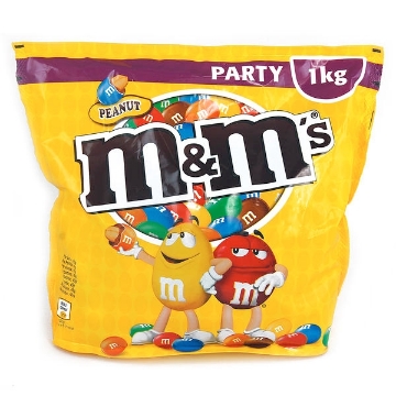 Billede af M&M's Peanut Party Pakke 1000 g.
