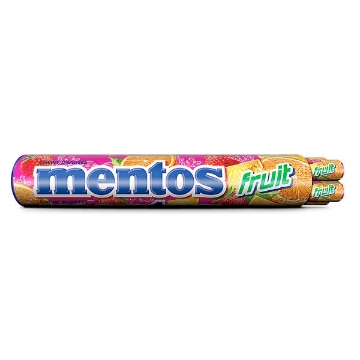 Billede af Mentos Jumborulle Fruit Mix 8er 296 g.