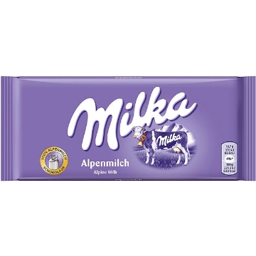 Billede af Milka Alpe Mælk 100 g.