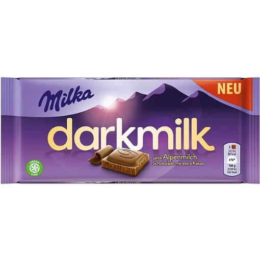 Billede af Milka Alpe Mælk Mørk 85 g.