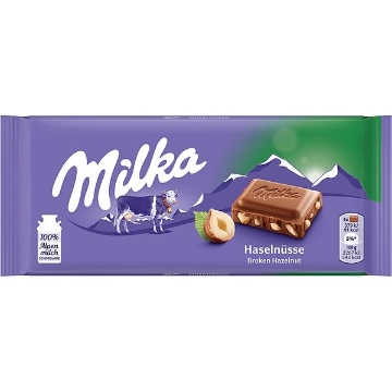 Billede af Milka Haselnød 100 g.