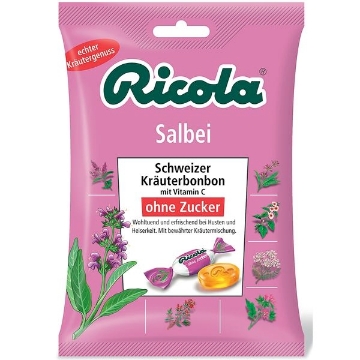 Billede af Ricola Alpe Salvie/uden sukker 75 g.