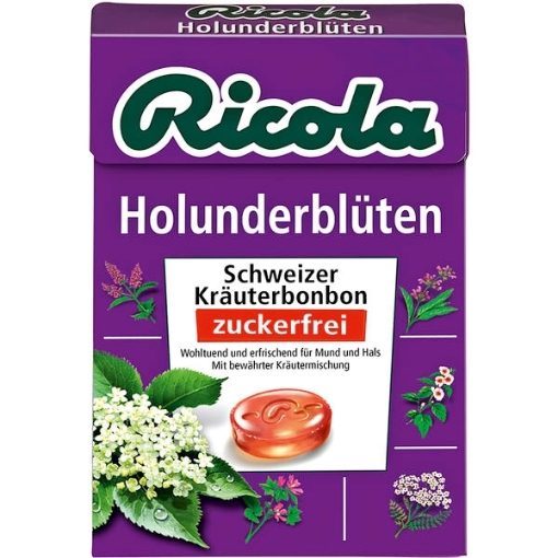 Billede af Ricola Hyldeblomst/ uden sukker 50 g.