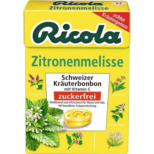 Billede af Ricola Citronmelisse/ uden sukker 50 g.