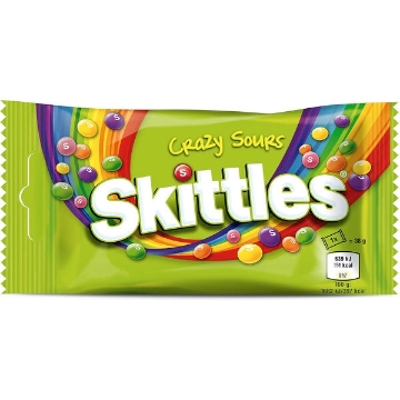 Billede af Skittles Crazy Sours 38 g.
