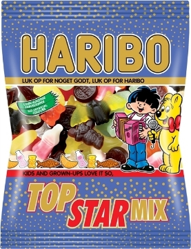 Billede af Haribo Top Star Mix 375 g.