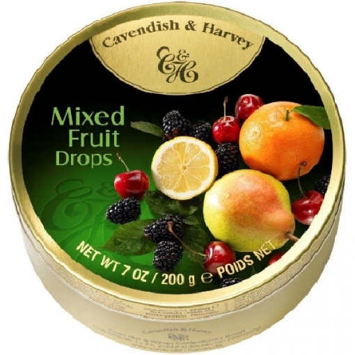 Billede af C&H Mixed Frugt Drops 200 g.