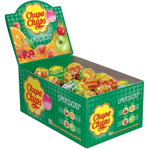 Billede af Chupa Chups Frugt Slikkepinde 12 g.