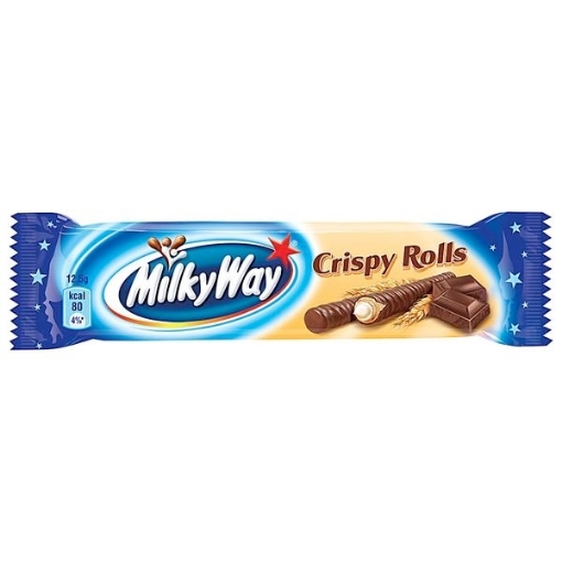 Milky Way Crispy Rolls 25 g. Slik til hele familien - Slikposen.dk