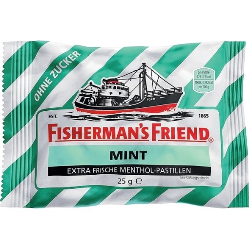 Billede af Fishermans Friend Mint  u/sukker 25 g.