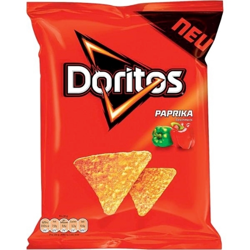 resterende hit medier Doritos Paprika 125 g. ‖ Slik til hele familien - Slikposen.dk