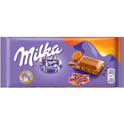 Billede af Milka & Daim 100 g.MHT. 09-12-2025
