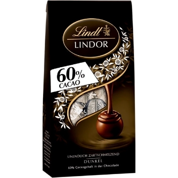 Billede af Lindt Lindor Dark 60% 99 g. MHT 06-2023