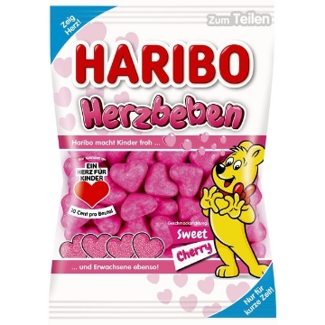 Billede af Haribo Hjerteskælv😍Herzbeben 160 g.