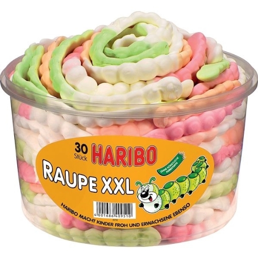 Billede af Haribo Larver XXL 960 g.MHT.28-02-2026