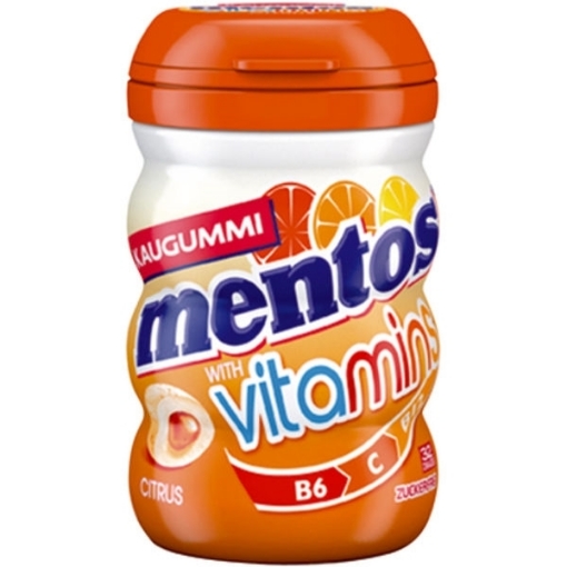Billede af Mentos Gum Citrus + Vitamin 64 g.