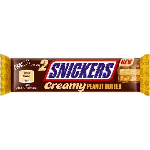 Billede af Snickers Creamy Peanut Butter 36,5 g.