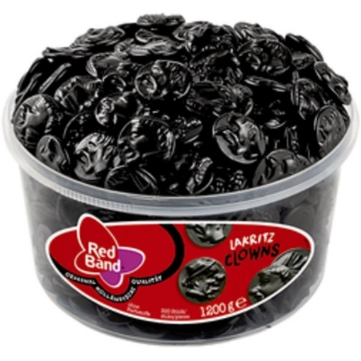 Billede af Red Band Lakrids Klovne 1200 g.