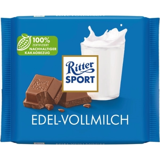 Billede af Ritter Sport Premium Sødmælk 100 g.