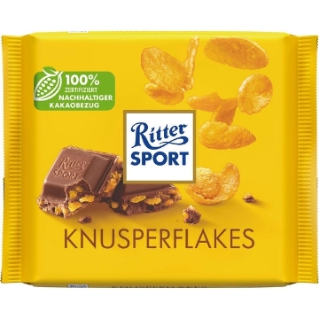 Billede af Ritter Sport Sprøde Flager 100 g.
