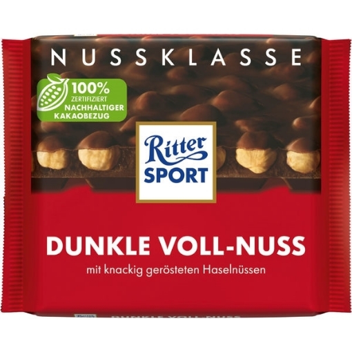 Billede af Ritter Sport Hele Nødder Mørk 100 g.