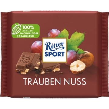 Billede af Ritter Sport Vindrue & Nødder 100 g.