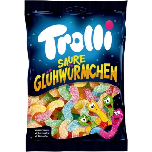 Billede af Trolli Saure Glühwürmchen 150 g.