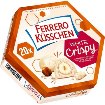 Billede af Ferrero Kys Crispy Hvid 178 g. MHT. 03-03-2023