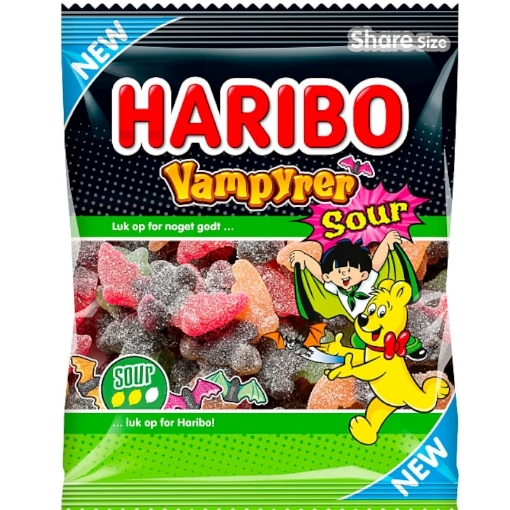 Billede af Haribo Haribo Vampyrer Sur 375 g.