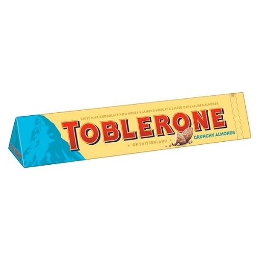 Billede af Toblerone Crunchy Mandler 360 g. MHT. 11-06-2025