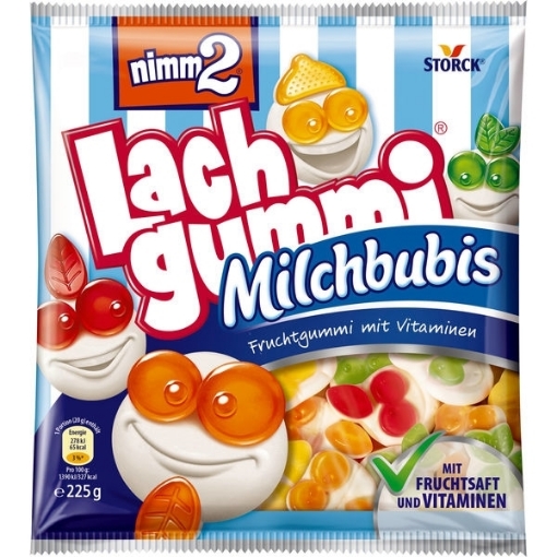 Billede af Nimm 2 Lachgummi Milchbubis 225 g.