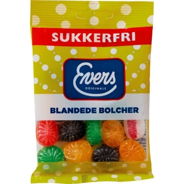 Billede af Evers Blandede Bolcher 70 g.